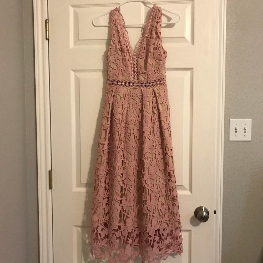 Romeo and Juliet Pink lace dress